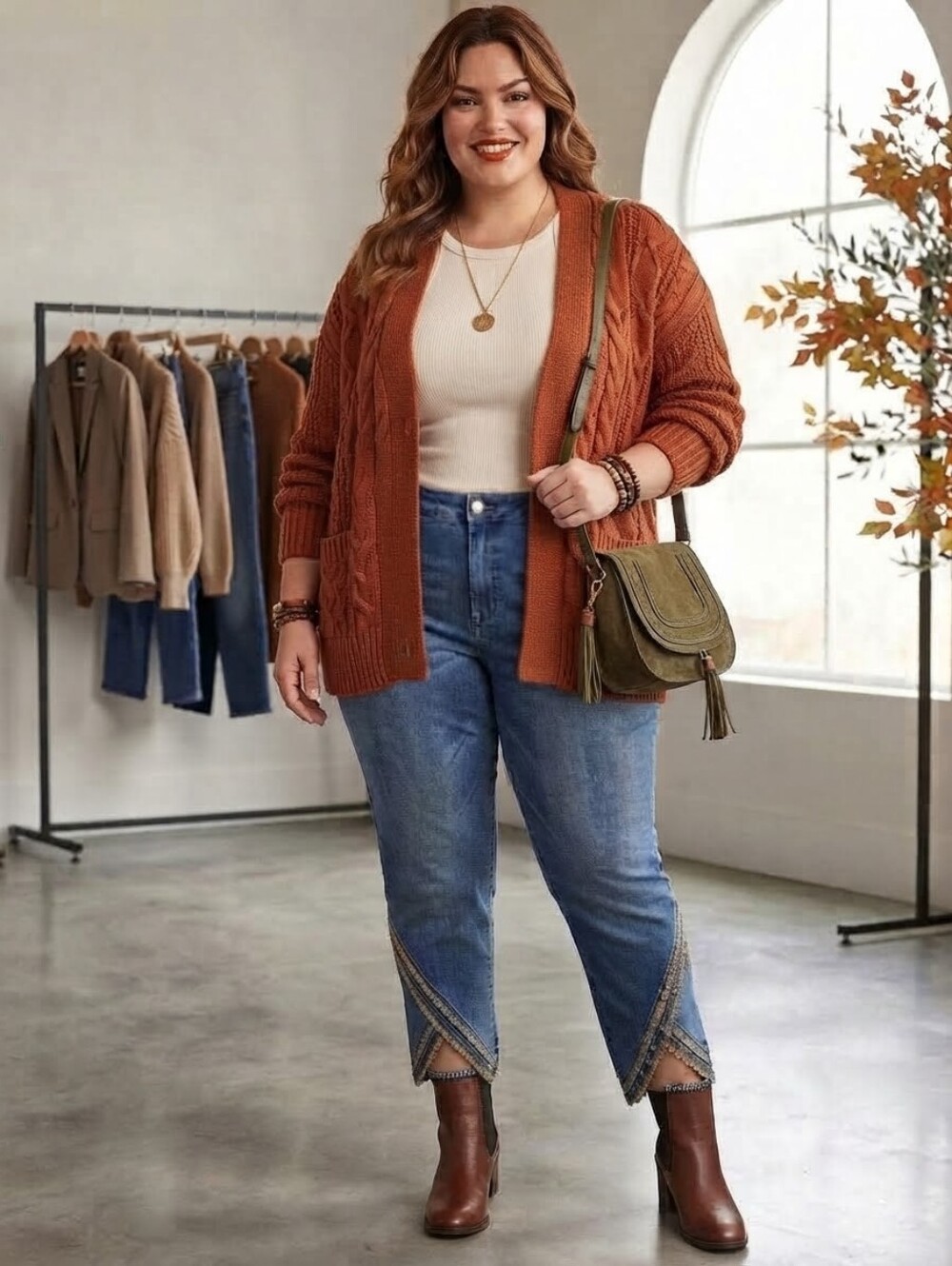 C Est. 1946 Denim Plus Size Hi-rise Skinny Sits At Waist Capri Jeans Size 22W